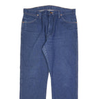 WRANGLER Mens Regular Blue Denim Jeans W36 L31 Classic Zip Cotton Blend Pockets