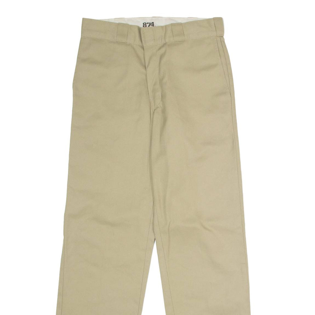 DICKIES 874 Workwear Mens Twill Trousers Beige Classic Straight W30 L32