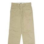 DICKIES 874 Workwear Mens Twill Trousers Beige Classic Straight W30 L32