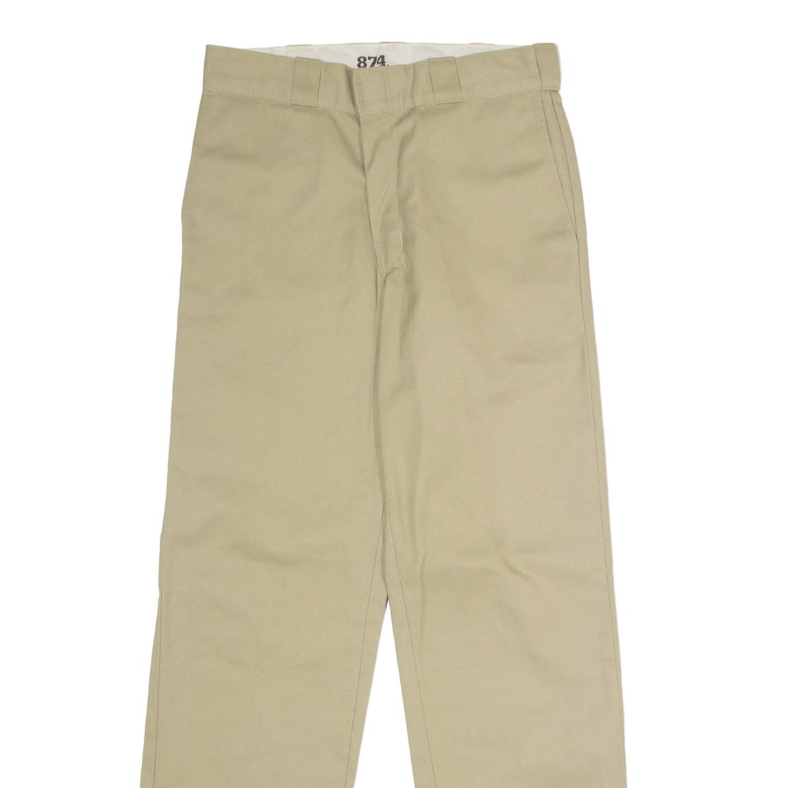 DICKIES 874 Workwear Mens Twill Trousers Beige Classic Straight W30 L32
