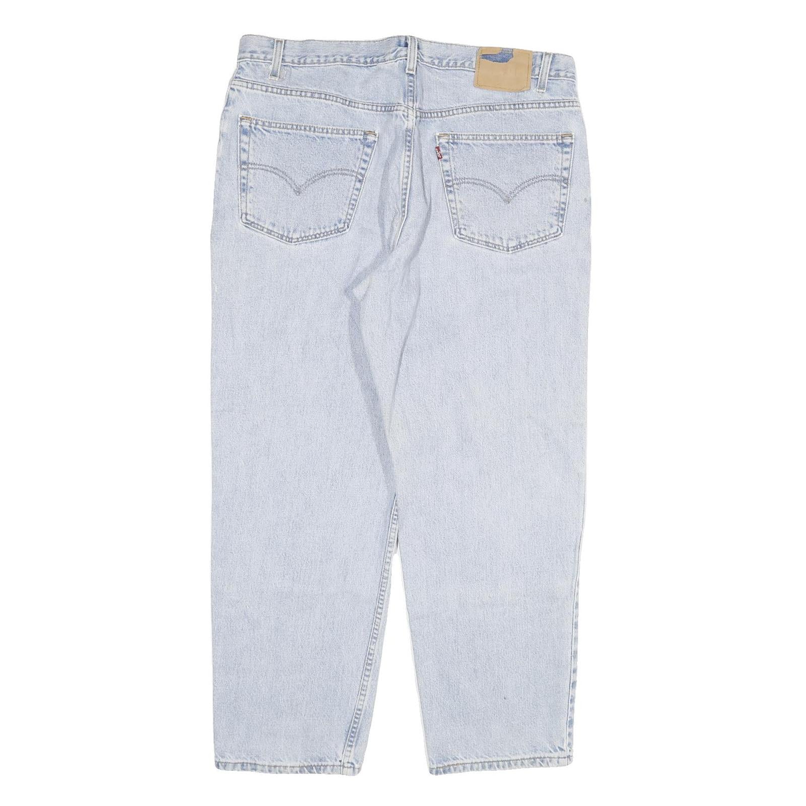 LEVI'S Mens Jeans Blue Relaxed Straight Denim Light W36 L29 Casual Streetwear