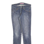 LEVI'S 518 Womens Jeans Blue Slim Skinny Denim Medium W28 L32 Stretch Classic