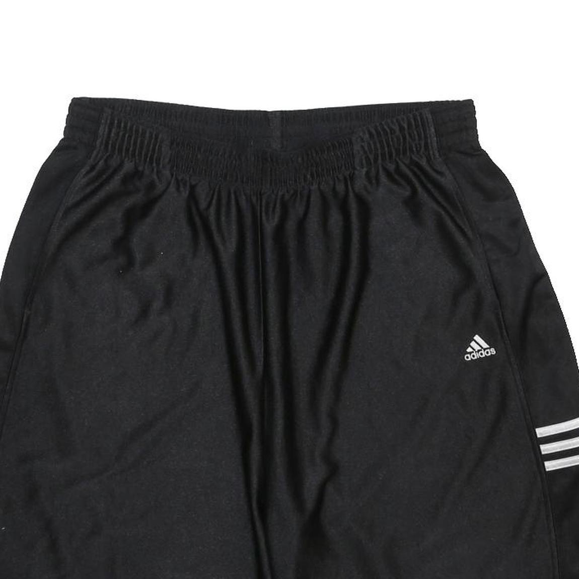 ADIDAS Mens Black Sports Casual Shorts XL W32 Lightweight Polyester Elastic