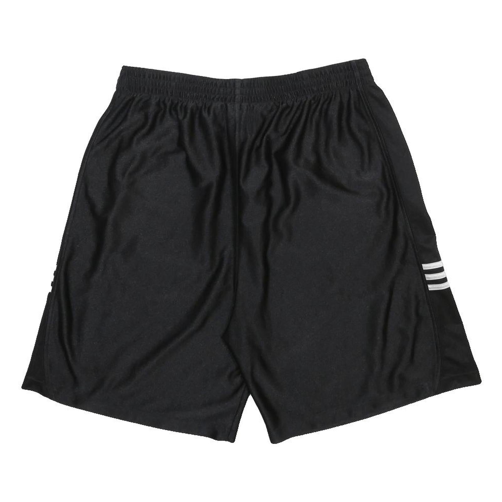 ADIDAS Mens Black Sports Casual Shorts XL W32 Lightweight Polyester Elastic