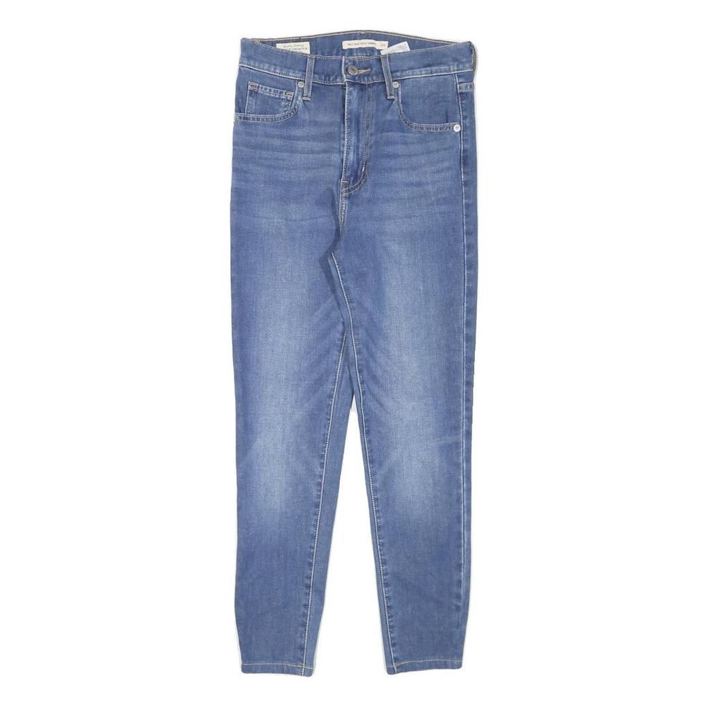 LEVI'S Womens Jeans Blue Regular Skinny Denim Light W26 L24 Classic Zip