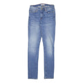 TOMMY HILFIGER Womens Jeans Blue Slim Skinny Denim Light W24 L28 Stylish Zip