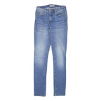 TOMMY HILFIGER Womens Jeans Blue Slim Skinny Denim Light W24 L28 Stylish Zip
