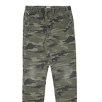 SKATE NATION Mens Cotton Blend Camo Slim Drawstring Trousers W30 L30 Casual