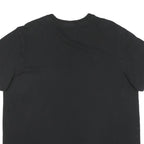 ADIDAS Mens Black Cotton Graphic T-Shirt XL Short Sleeve Crew Neck Sports Logo