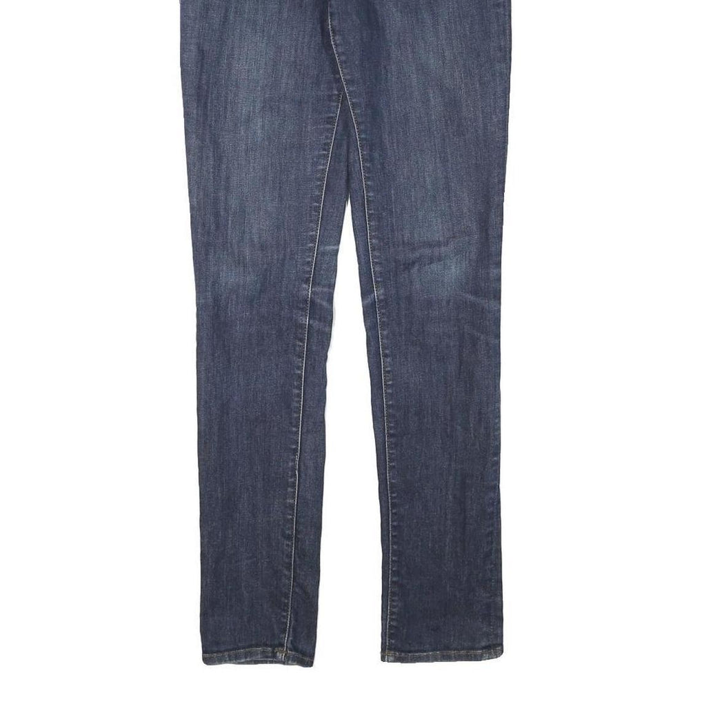 VANS Womens Blue Slim Skinny Denim Jeans W29 L31 Stretch Cotton Blend Zip