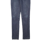 VANS Womens Blue Slim Skinny Denim Jeans W29 L31 Stretch Cotton Blend Zip