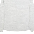 HILFIGER DENIM Mens Grey Plain Cotton Crew Neck Basic Knit Jumper S Casual