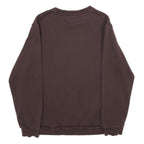 PUMA Mens Maroon Cotton Blend Crew Neck S Sweatshirt Sportswear Pullover