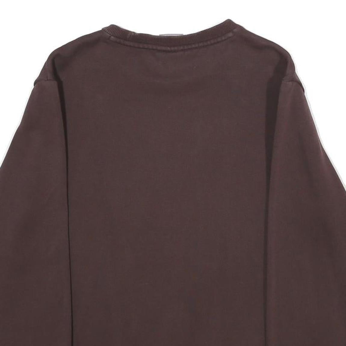 PUMA Mens Maroon Cotton Blend Crew Neck S Sweatshirt Sportswear Pullover