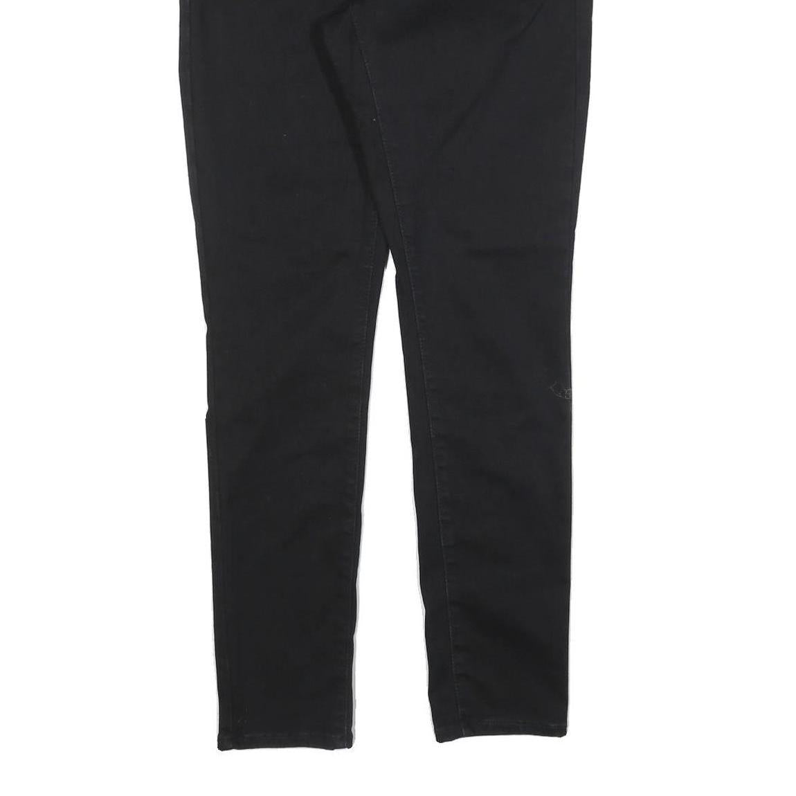 LEVI'S Womens Slim Fit Black Slim Jeans Denim W30 L30 311 Zip Closure