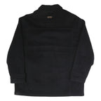 MCGREGOR Mens Black Button Jacket XL Cotton Blend Classic Stylish Warm