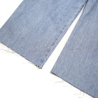 WRANGLER Mens Regular Fit Blue Denim Jeans W32 L25 Classic Cotton Zip Closure