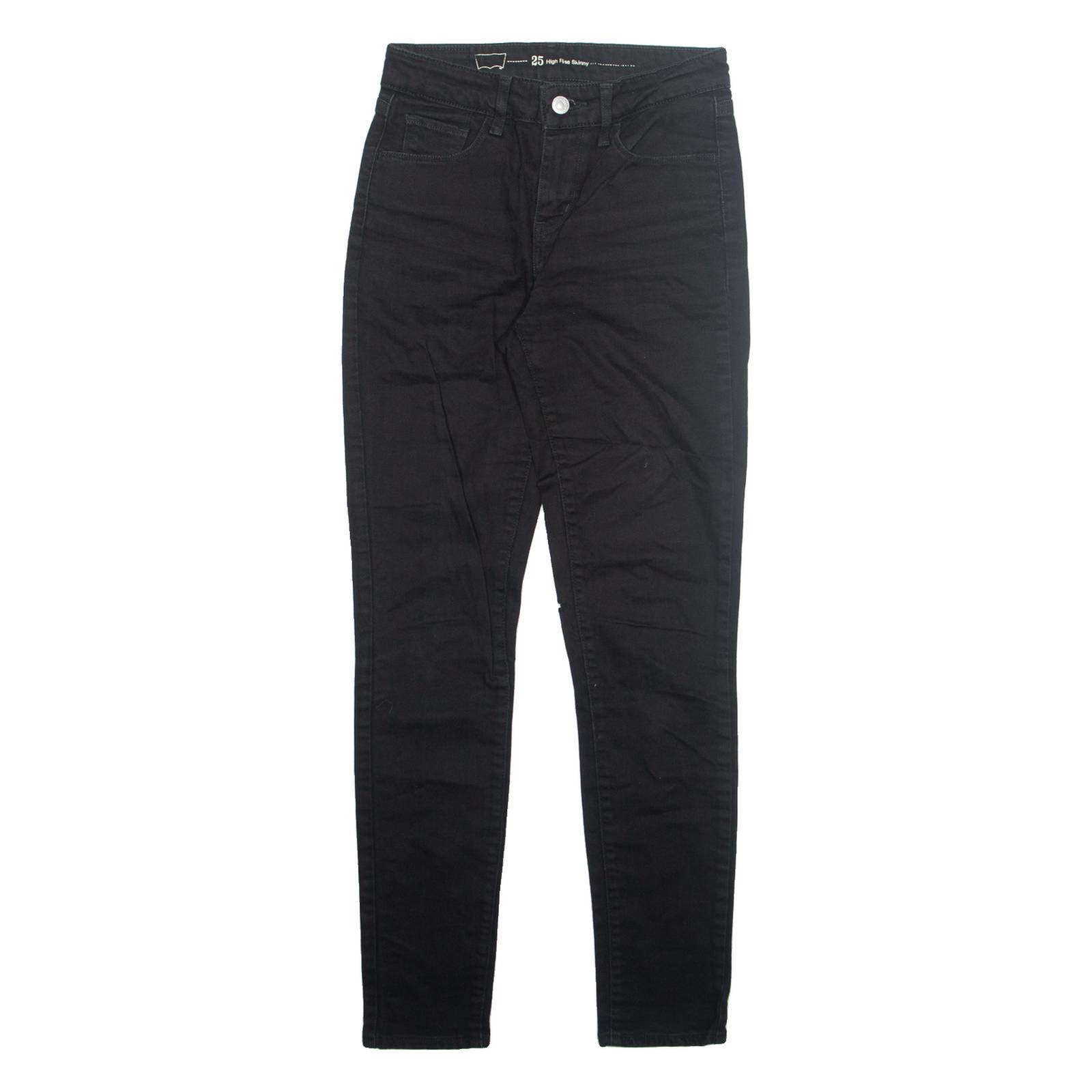 LEVI'S Womens Jeans Black Slim Skinny W25 L29