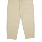 LEVI'S Womens Cotton Blend Beige Loose Straight Trousers W26 L28 Casual