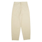 LEVI'S Womens Cotton Blend Beige Loose Straight Trousers W26 L28 Casual