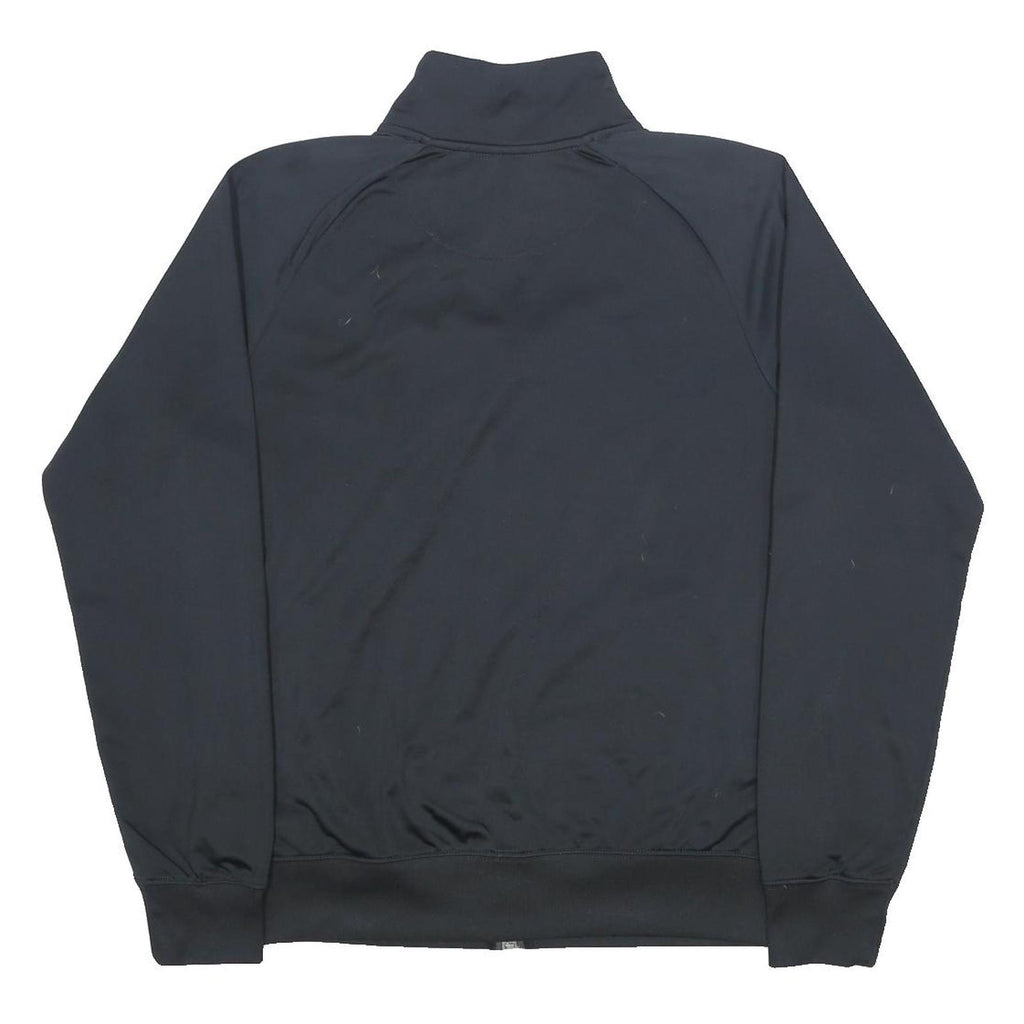 NIKE Mens Black & Grey Track Jacket M Polyester Zip Sports Casual