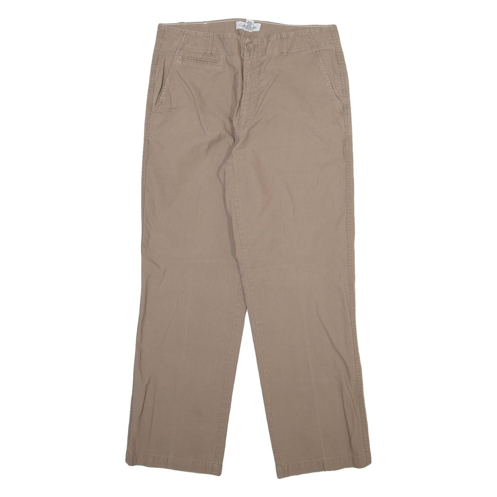 CALVIN KLEIN JEANS Mens Trousers Beige Regular Straight W32 L30