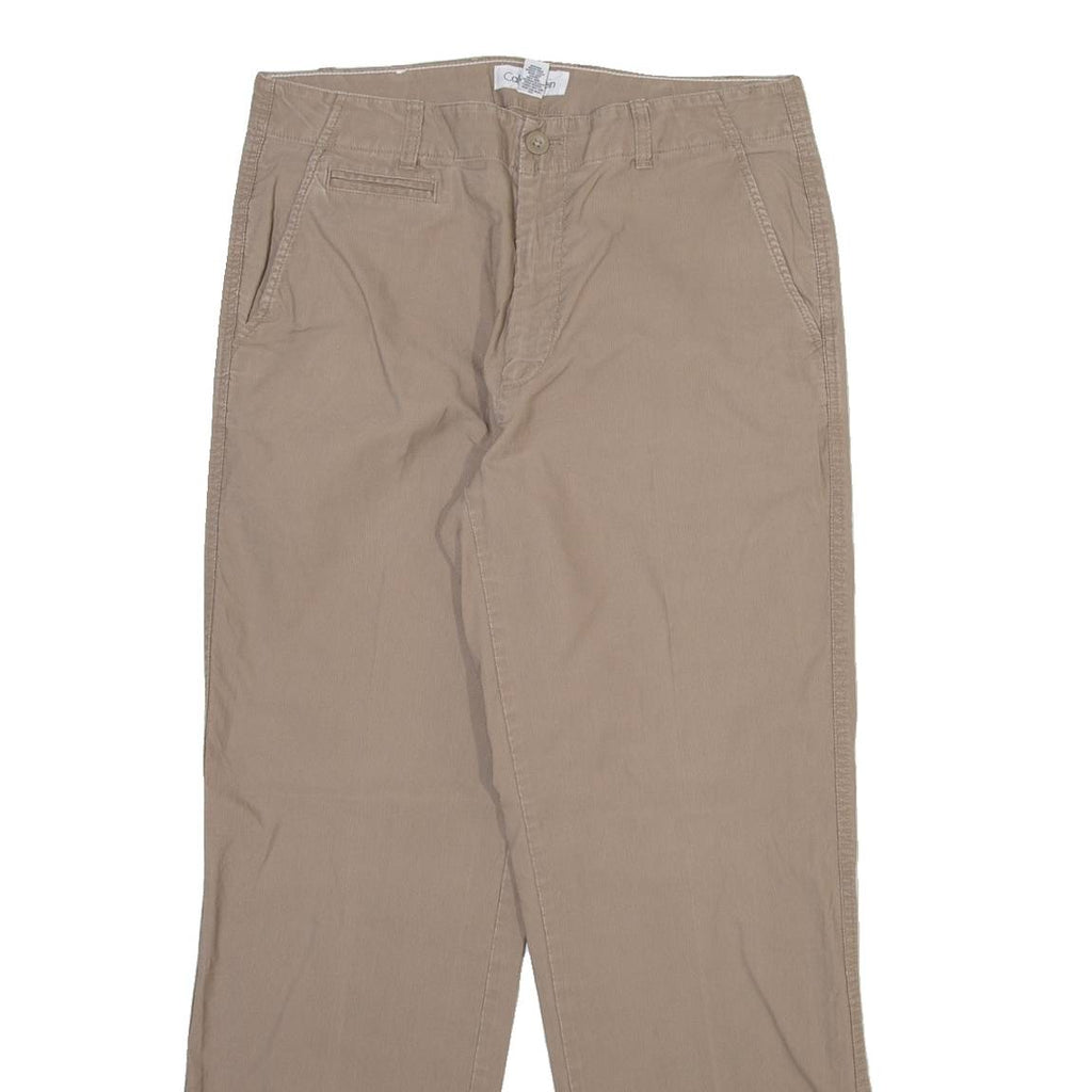 CALVIN KLEIN JEANS Mens Trousers Beige Regular Straight W32 L30