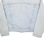 Mens Light Blue Denim Jacket XL Cotton Button Closure Casual Classic Fit