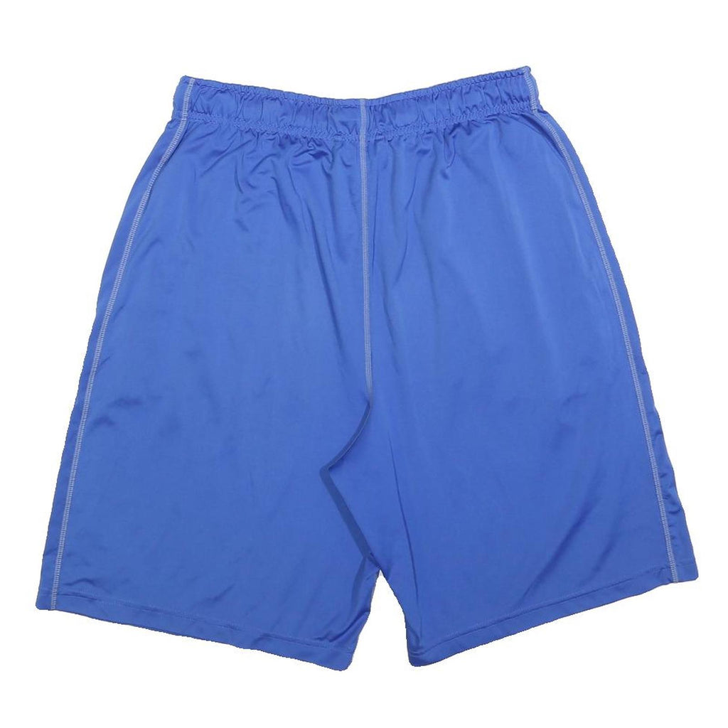 NIKE Mens Shorts Blue M W30 Sports Logo Casual Polyester Activewear