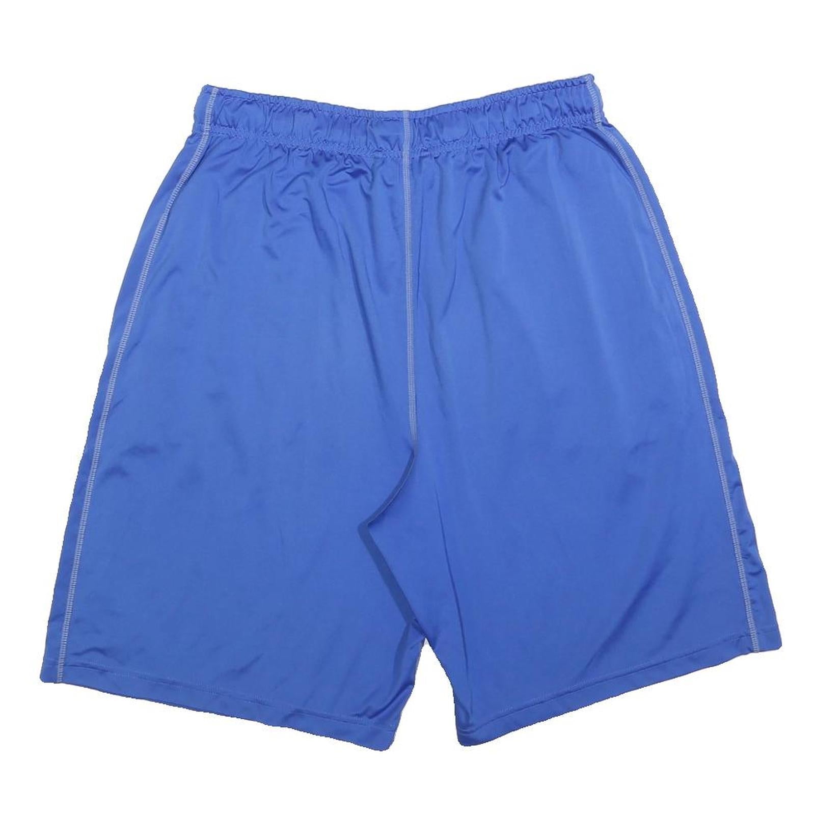 NIKE Mens Shorts Blue M W30 Sports Logo Casual Polyester Activewear