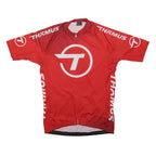 NORTHWAVE Womens Red Graphic Cycling T-Shirt XL Short Sleeve Crew Neck Thamus