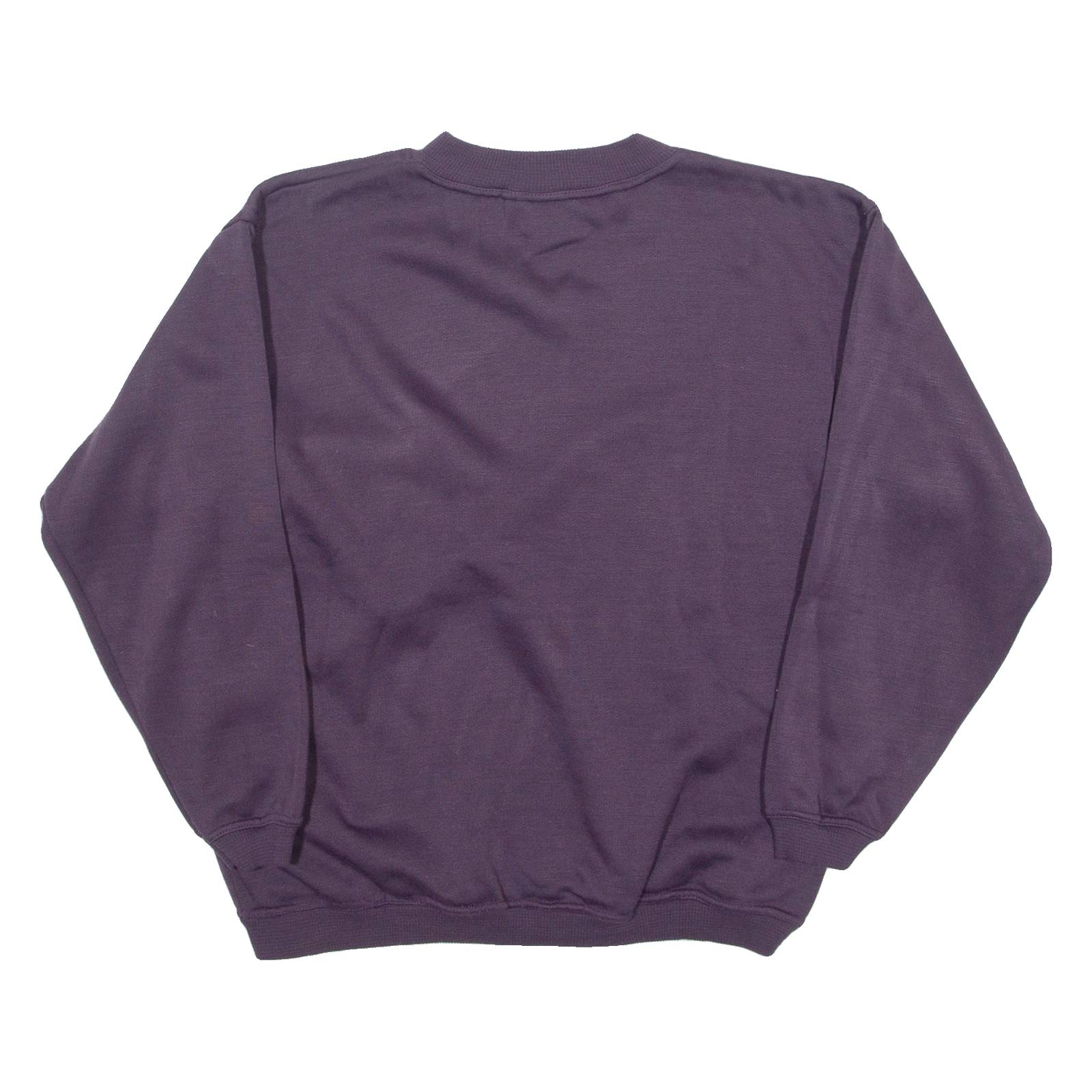 POP LINE Mens Sweatshirt Purple Crew Neck S