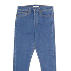 LEVI'S Wedgie Skinny Womens Jeans Blue Slim Skinny Denim Regular W30 L28 Raw Hem