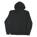 PUMA Mens Black Hoodie S Cotton Blend Pullover Drawstring Hood Pocket