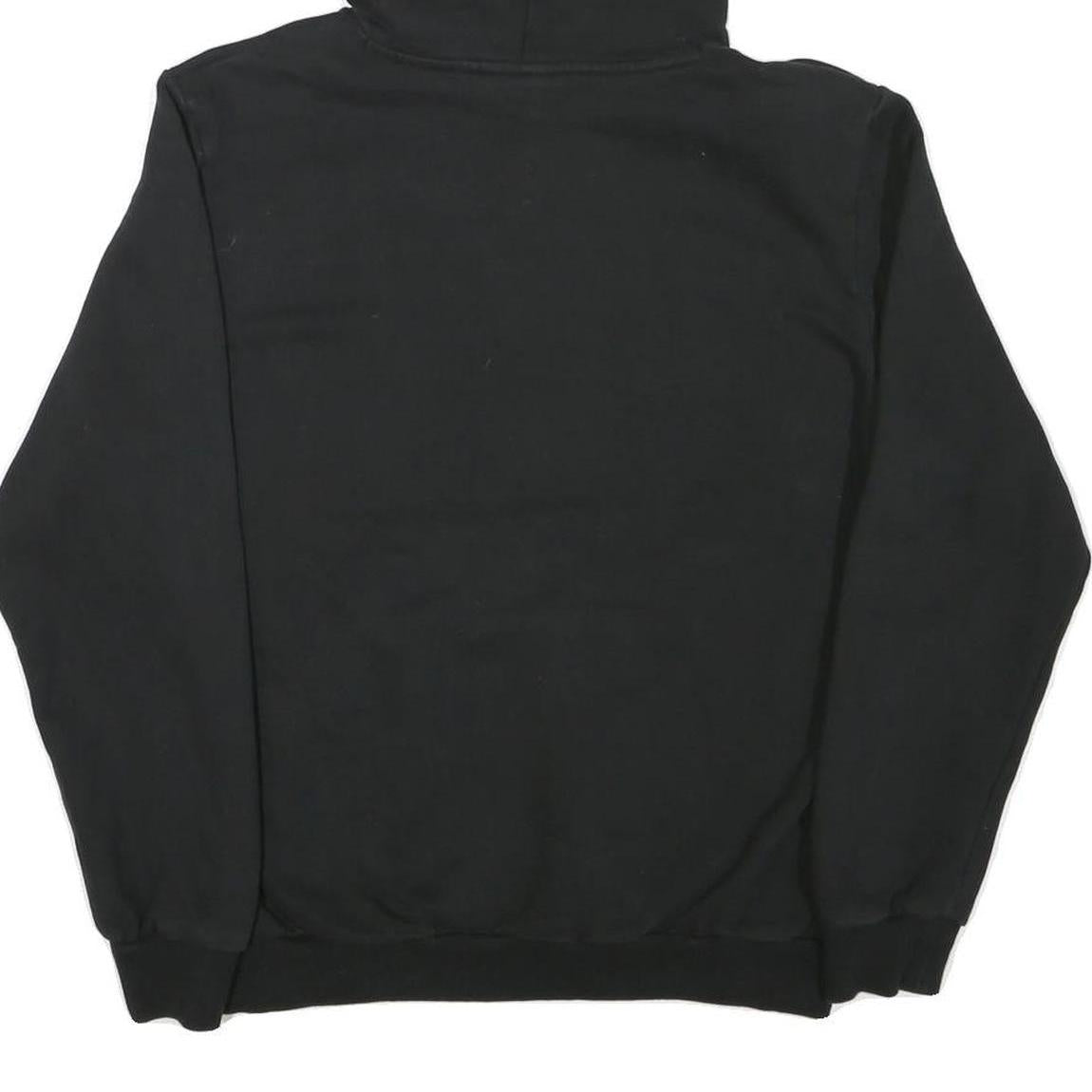 PUMA Mens Black Hoodie S Cotton Blend Pullover Drawstring Hood Pocket