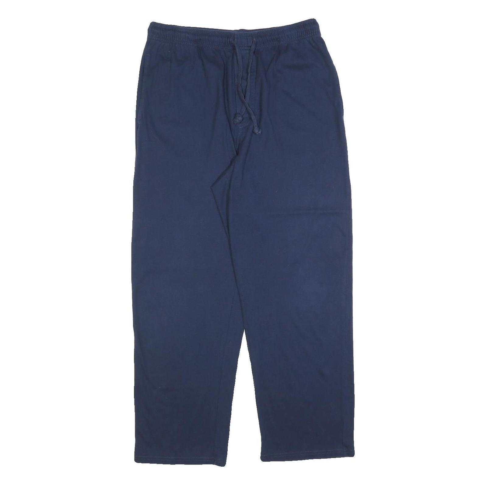 NAUTICA Mens Joggers Navy Blue Regular Straight M W30 L28 Cotton Blend Casual