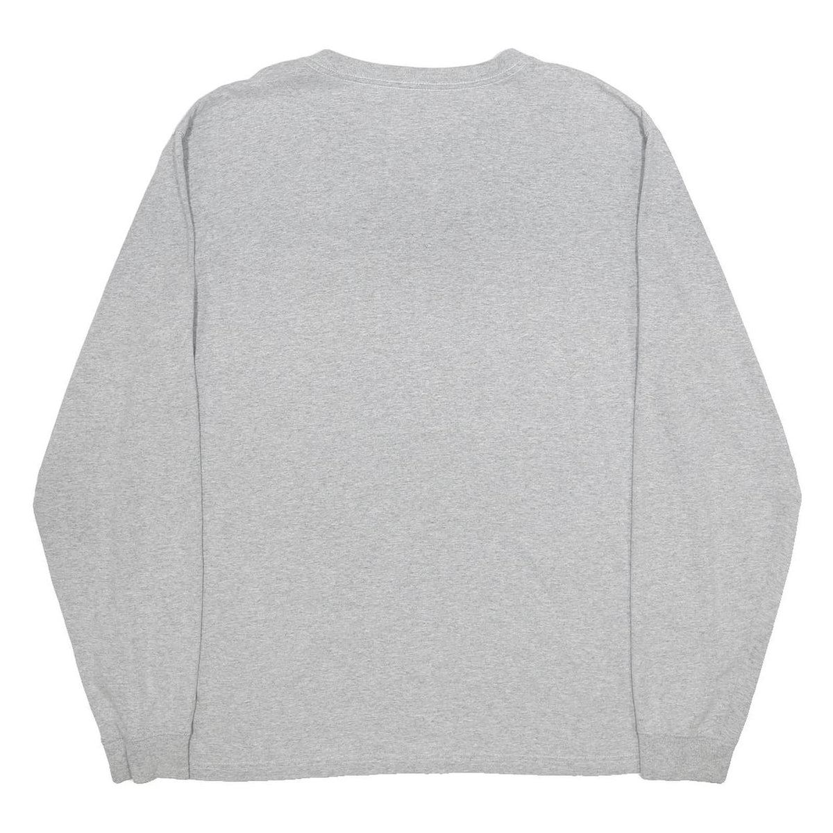 CARHARTT Mens Grey Long Sleeve Crew Neck T-Shirt XL Cotton Blend Logo Print
