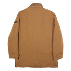 MICHAEL KORS Mens Brown Jacket S Nylon Plain Zip Closure Stylish Lightweight