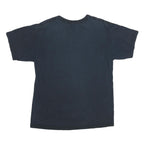 GILDAN Mens Black Chicago Blues Graphic T-Shirt L Short Sleeve Crew Neck Cotton