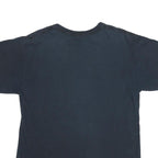 GILDAN Mens Black Chicago Blues Graphic T-Shirt L Short Sleeve Crew Neck Cotton