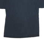 GILDAN Mens Black Chicago Blues Graphic T-Shirt L Short Sleeve Crew Neck Cotton