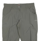 MAMMUT Womens Shorts Green Casual L W34 Polyester Blend Outdoor Zip Pocket