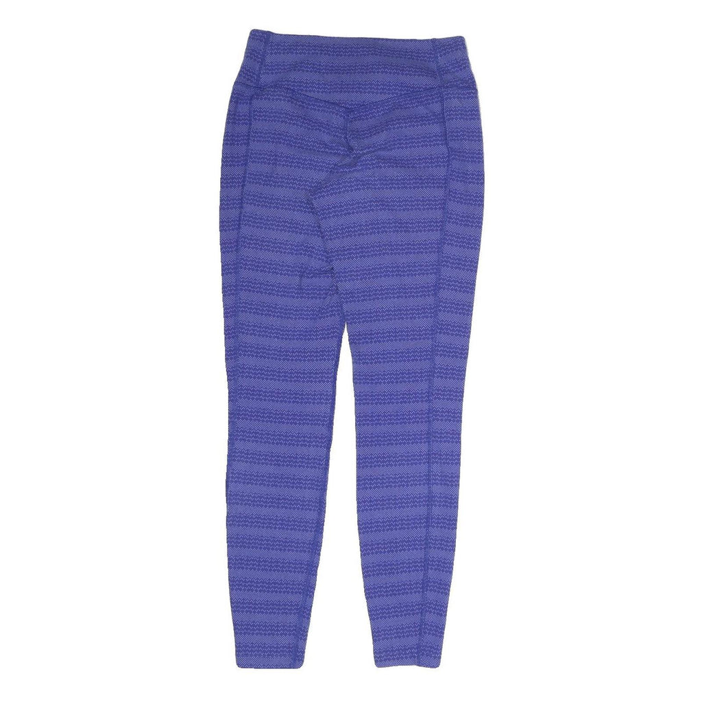 NIKE Womens Joggers Purple Striped Slim Tapered S W24 L25 Athletic Wear