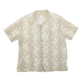 OCEAN & COAST Mens Beige & Cream Floral Pattern Shirt 2XL Casual Holiday Style