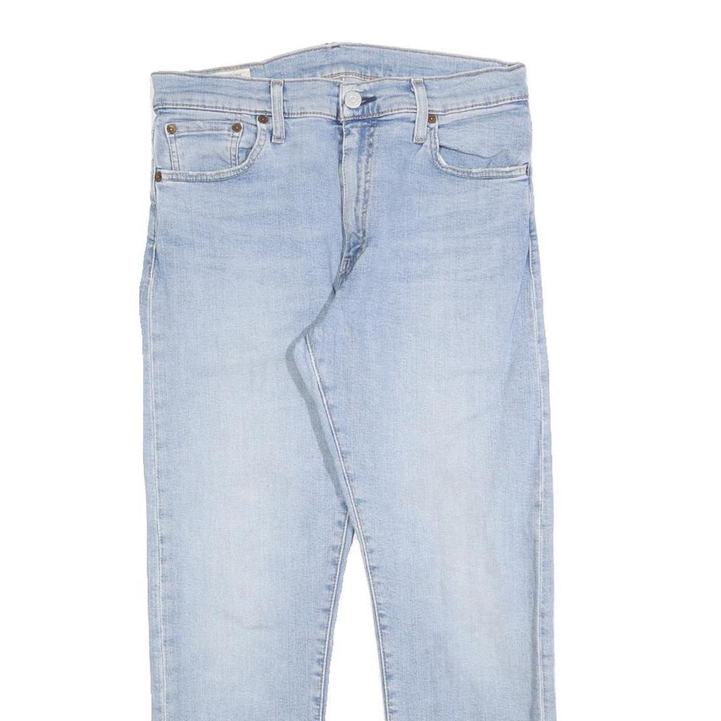 LEVI'S Womens Jeans W30 L26 Slim Slim Straight Denim Light Cotton Blend Zip Big