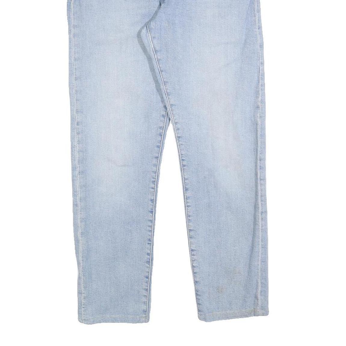 LEVI'S Womens Jeans W30 L26 Slim Slim Straight Denim Light Cotton Blend Zip Big