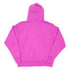 CHAMPION REVERSE WEAVE Womens Pink Hoodie L