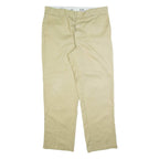 DICKIES 874 Workwear Mens Trousers Beige Regular Straight W38 L32