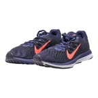 NIKE Sneaker Trainers Blue Synthetic Womens UK 4.5