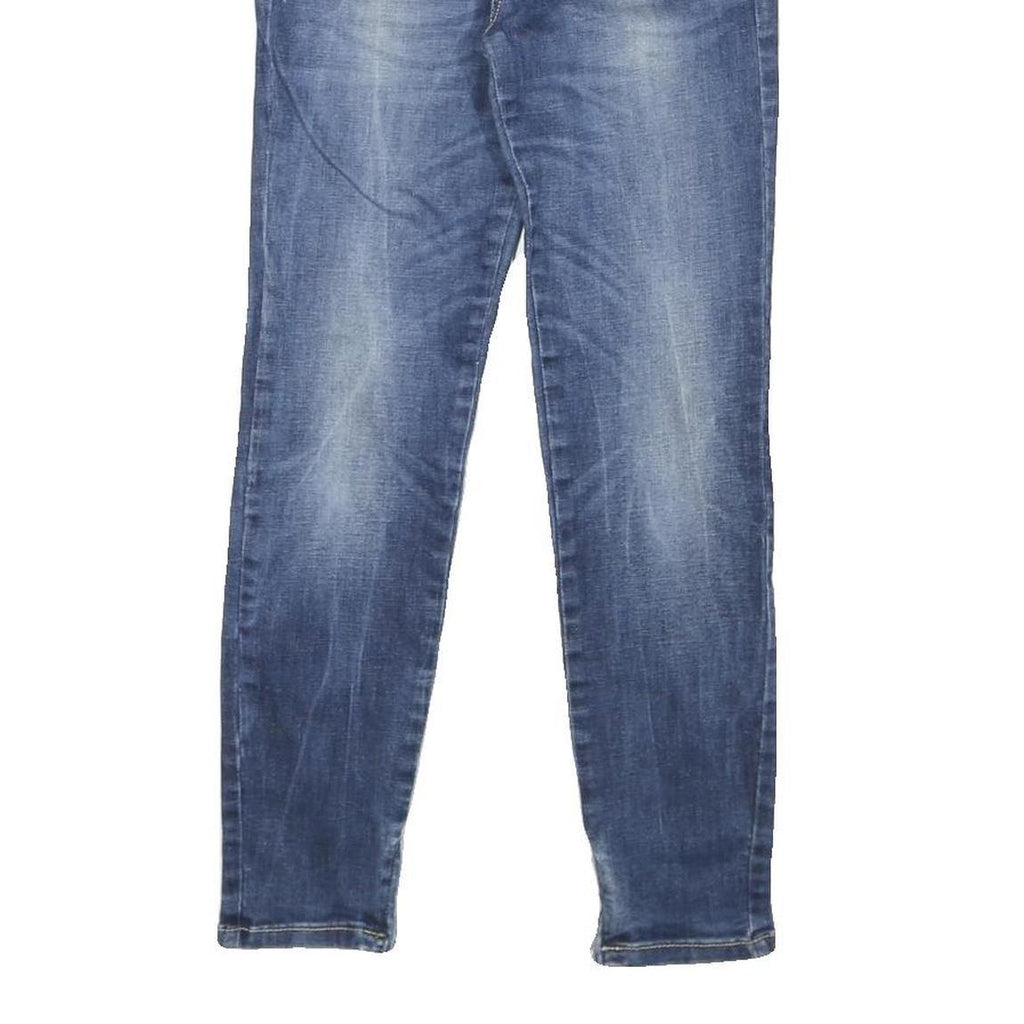 KOCCA Womens Slim Blue Denim Slim Fit Skinny Jeans W28 L25 Stretchy Zip Fly